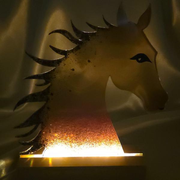 Nachtlampje 'paard' - personalisatie mogelijk