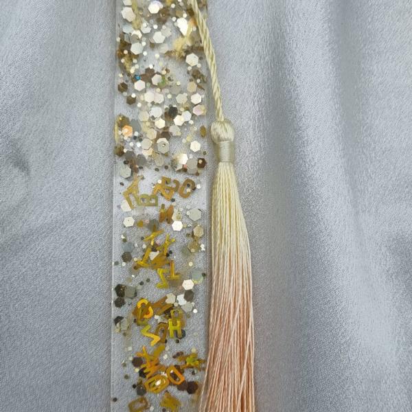 boekenlegger ´letters´ goud