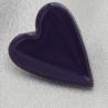 Thumbnail for Handgemaakte oorstekers 'hart groot' - donker paars