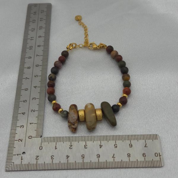 Picasso Jaspis armband – verstelbaar