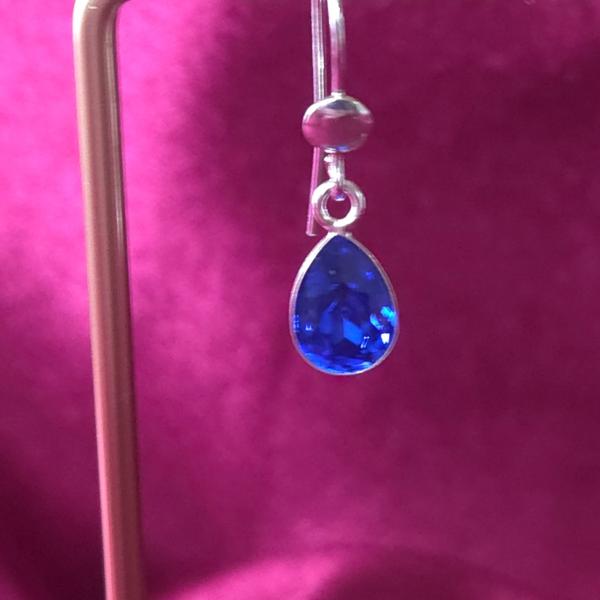 925 zilveren oorhaken met Oostenrijks kristal