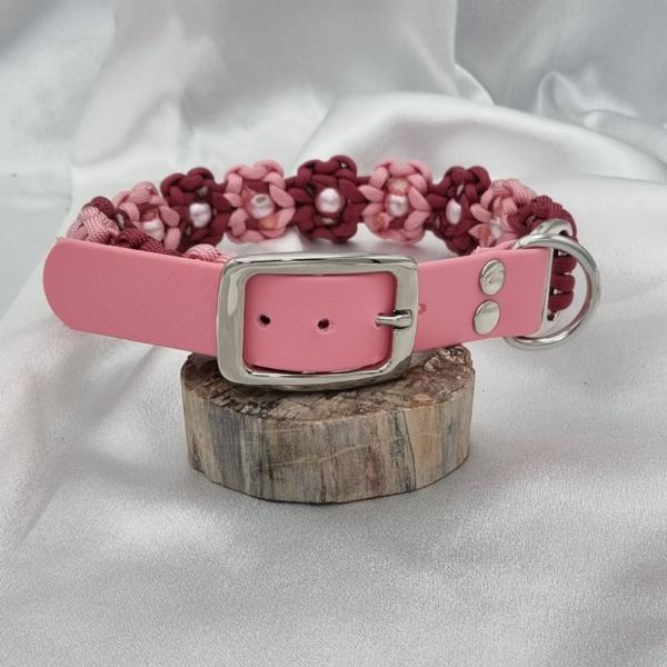 Unieke handgemaakte set voor hond en baas – Kersenbloesem