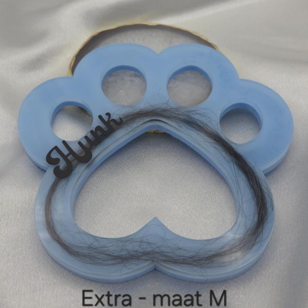 Grote poot hond of kat - haar en/of as verwerking - custom item