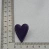 Thumbnail for Handgemaakte oorstekers 'hart groot' - donker paars