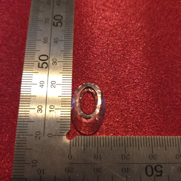 RVS creolen met kristallen hanger