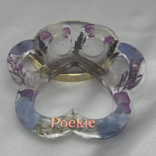 Grote poot hond of kat - haar en/of as verwerking - custom item