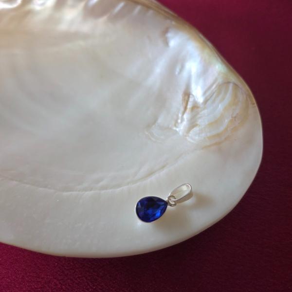 925 zilveren hanger ingelegd met Oostenrijks kristal