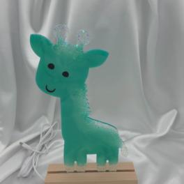 Nachtlampje 'giraf' - personalisatie mogelijk