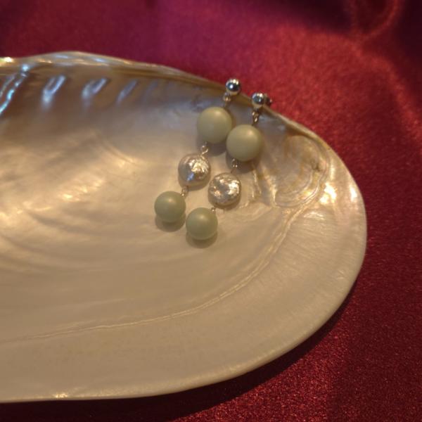 925 zilveren oorbellen met kristal parels en zoetwater parels - 2 kleuren beschikbaar