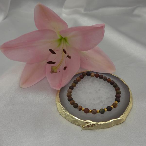 Picasso Jaspis armband – fijn