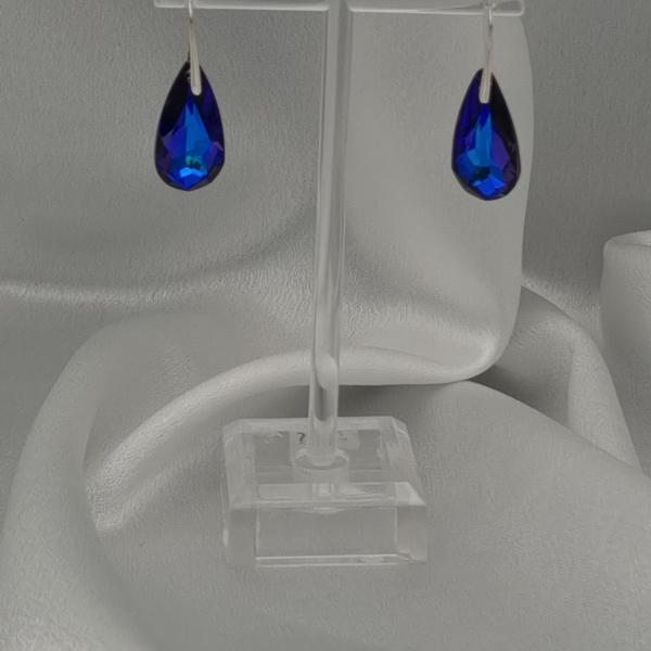 Luxe handgemaakte kristallen oorbellen met 925 zilveren oorhaken