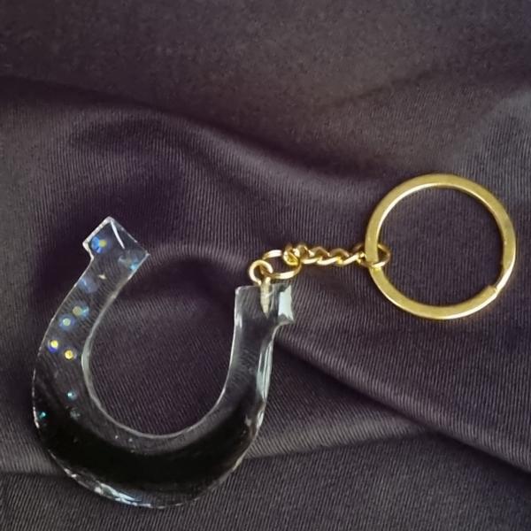 Hoefijzer sleutelhanger - custom item