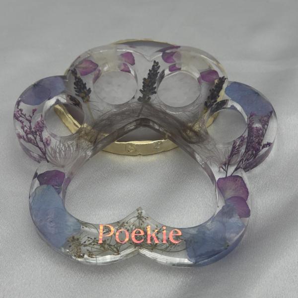 Grote poot hond of kat - haar en/of as verwerking - custom item