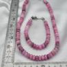 Thumbnail for Handgemaakte sieraden set natuursteen - roze/grijs