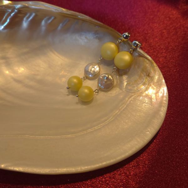 925 zilveren oorbellen met kristal parels en zoetwater parels - 2 kleuren beschikbaar