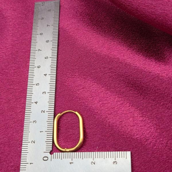 RVS creolen voor epoxy hangers - U dun