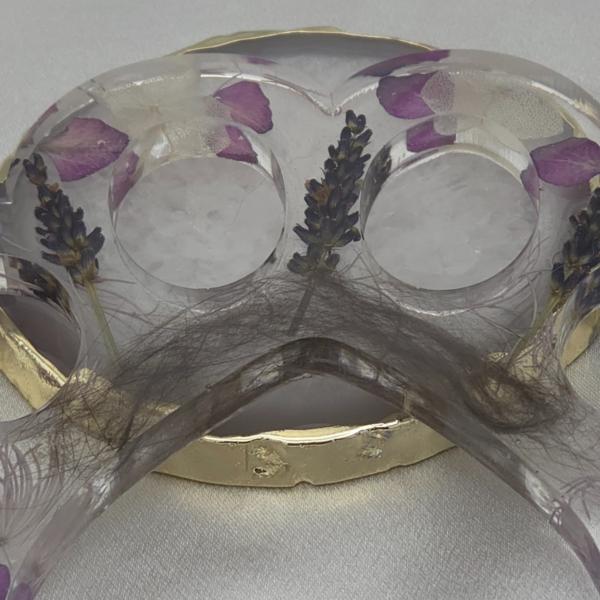 Grote poot hond of kat - haar en/of as verwerking - custom item