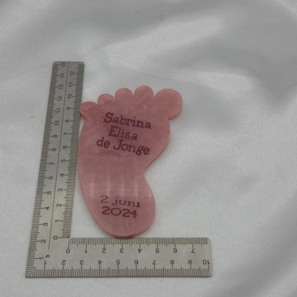 Lieve baby voet - kraam cadeau - geboorte - Custom