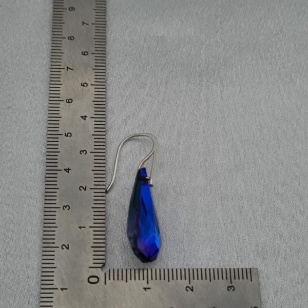 Luxe handgemaakte kristallen oorbellen met 925 zilveren oorhaken