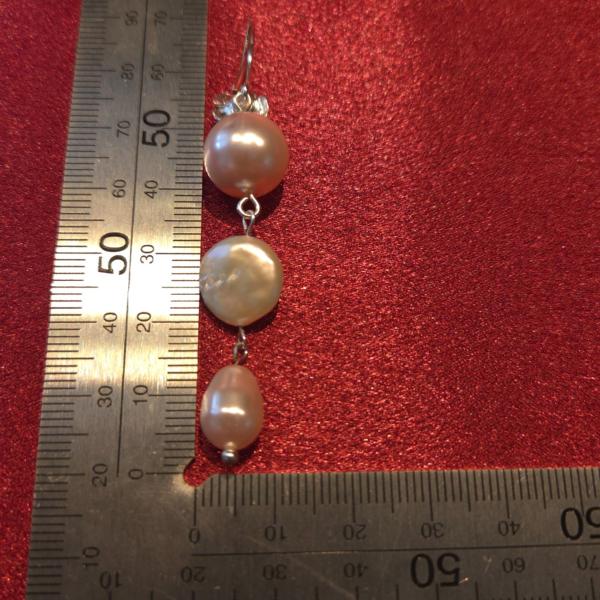 925 zilveren oorbellen met roosjes, kristal- en zoetwaterparels