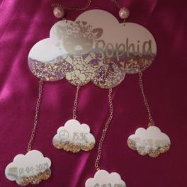 Lieve baby geboortewolk - kraam cadeau - geboorte - custom