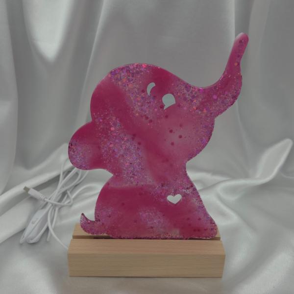 Nachtlampje 'olifant' - personalisatie mogelijk