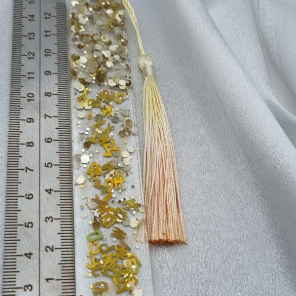 boekenlegger ´letters´ goud