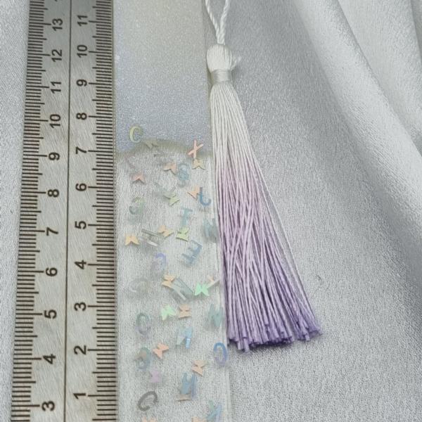 Boekenlegger ´letters´ lila