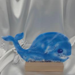 Nachtlampje 'walvis' - Personalisatie mogelijk
