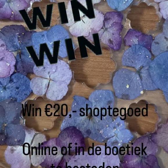 Je kunt €20,- shoptegoed winnen!

ZO DOE JE MEE:
- je volgt @liefcreatief23 
- like dit bericht
- je deelt dit bericht en vermeld @liefcreatief23 

NIET VERPLICHT WEL LEUK:
- tag je iemand onder dit bericht? Dan maak je een extra kans om te winnen
- plaats een reactie onder dit bericht en laat weten  wat jij graag wilt shoppen met dit tegoed. Ook dan maak je een extra kans om te winnen

VOORWAARDEN
- Het tegoed is niet in te leveren voor contanten en is na uitgifte 6 maanden geldig.
- Het tegoed is niet te gebruiken voor evt verzendkosten
- Het tegoed is niet te gebruiken voor items die speciaal voor jou worden gemaakt (custom items)
- Je kunt het tegoed besteden in de boetiek in Beilen
- Je kunt het tegoed besteden in onze online outlet liefcreatief.nl 
- Je kunt het tegoed ook gebruiken in de webshop  liefcreatief.com . Omdat op deze site geen kortingscodes toepasbaar zijn, kun je mij laten weten welk product je graag ontvangt. Evt restbedrag en verzendkosten betaal je dan middels een betaalverzoek.
- NL en BE only
- Heb je eerder meegedaan aan een winactie en iets gewonnen? Je mag gewoon weer meedoen! 
- Actie geldt voor zowel Facebook als Instagram volgers

De winnaar wordt woensdagavond 1 juli gekozen middels een loting. De winnaar ontvangt ook persoonlijk bericht van mij middels dm.

#winwinwin #liefcreatief23 #winshoptegoed